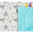 Deka za bebu - Minky - D0364