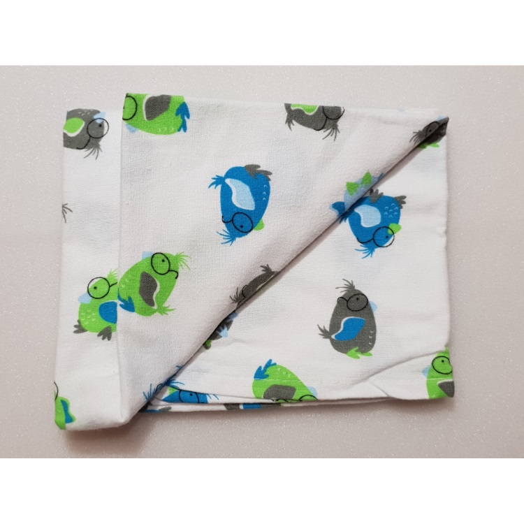 Flanel tetra pelene sa uzorkom - 70x80 cm