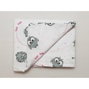 Flanel tetra pelene sa uzorkom - 70x80 cm