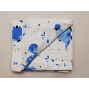 Flanel tetra pelene sa uzorkom - 70x80 cm