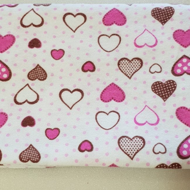 Flanel tetra pelene sa uzorkom - 70x80 cm