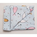 Flanel tetra pelene sa uzorkom - 70x80 cm