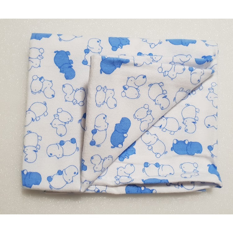 Flanel tetra pelene sa uzorkom - 70x80 cm