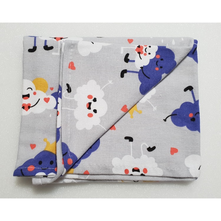 Flanel tetra pelene sa uzorkom - 70x80 cm