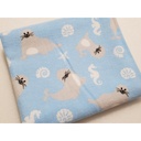 Flanel tetra pelene sa uzorkom - 70x80 cm