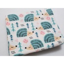 Flanel tetra pelene sa uzorkom - 70x80 cm