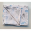 Flanel tetra pelene sa uzorkom - 70x80 cm