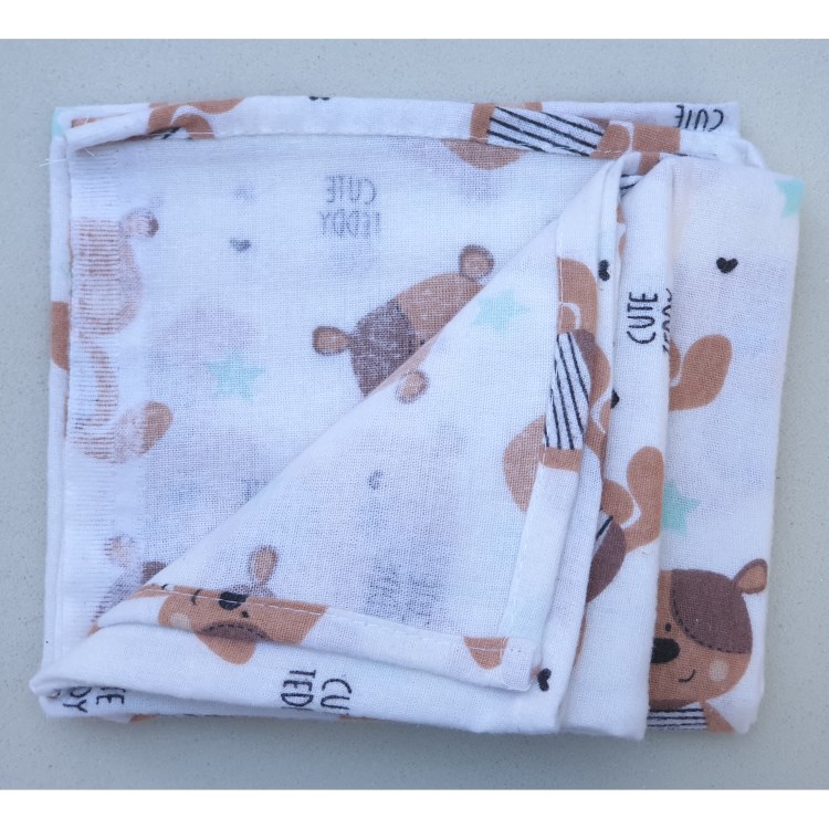 Flanel tetra pelene sa uzorkom - 70x80 cm