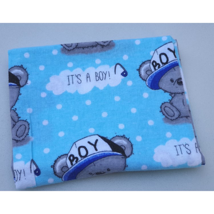 Flanel tetra pelene sa uzorkom - 70x80 cm