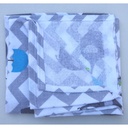 Flanel tetra pelene sa uzorkom - 70x80 cm