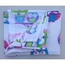 Flanel tetra pelene sa uzorkom - 70x80 cm