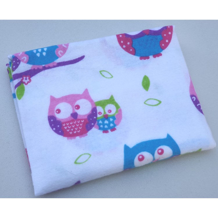 Flanel tetra pelene sa uzorkom - 70x80 cm