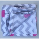 Flanel tetra pelene sa uzorkom - 70x80 cm