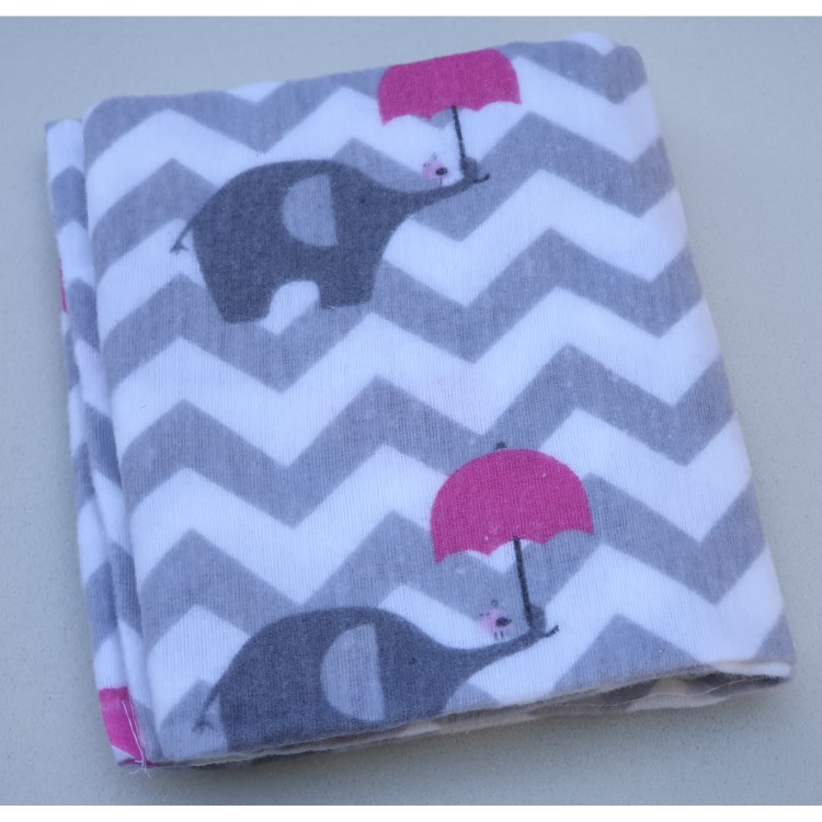 Flanel tetra pelene sa uzorkom - 70x80 cm