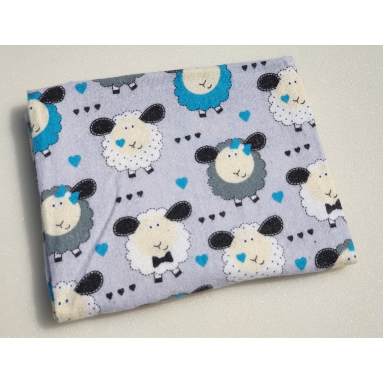 Flanel tetra pelene sa uzorkom - 70x80 cm