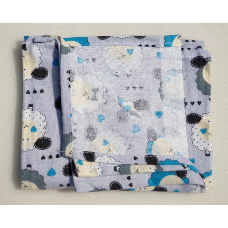 Flanel tetra pelene sa uzorkom - 70x80 cm