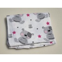 Flanel tetra pelene sa uzorkom - 70x80 cm