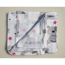 Flanel tetra pelene sa uzorkom - 70x80 cm