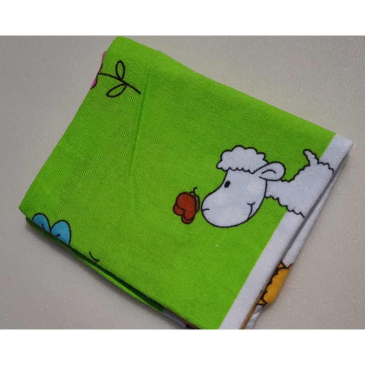 Flanel tetra pelene sa uzorkom - 70x80 cm