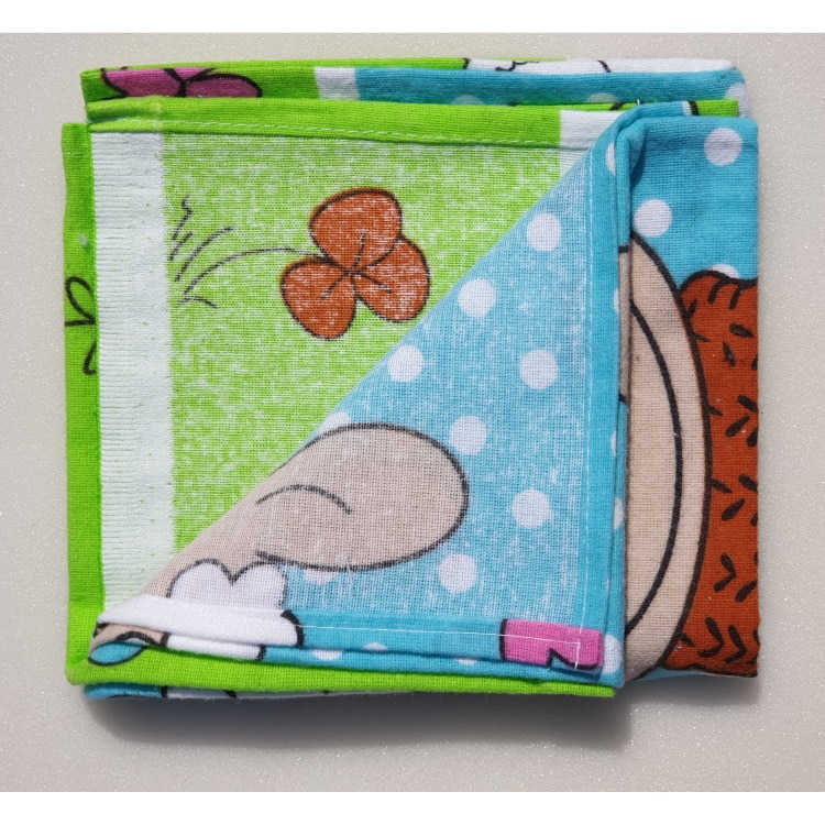 Flanel tetra pelene sa uzorkom - 70x80 cm