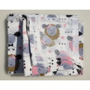 Flanel tetra pelene sa uzorkom - 70x80 cm
