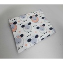 Flanel tetra pelene sa uzorkom - 70x80 cm