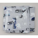 Flanel tetra pelene sa uzorkom - 70x80 cm