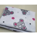 Flanel tetra pelene sa uzorkom - 70x80 cm