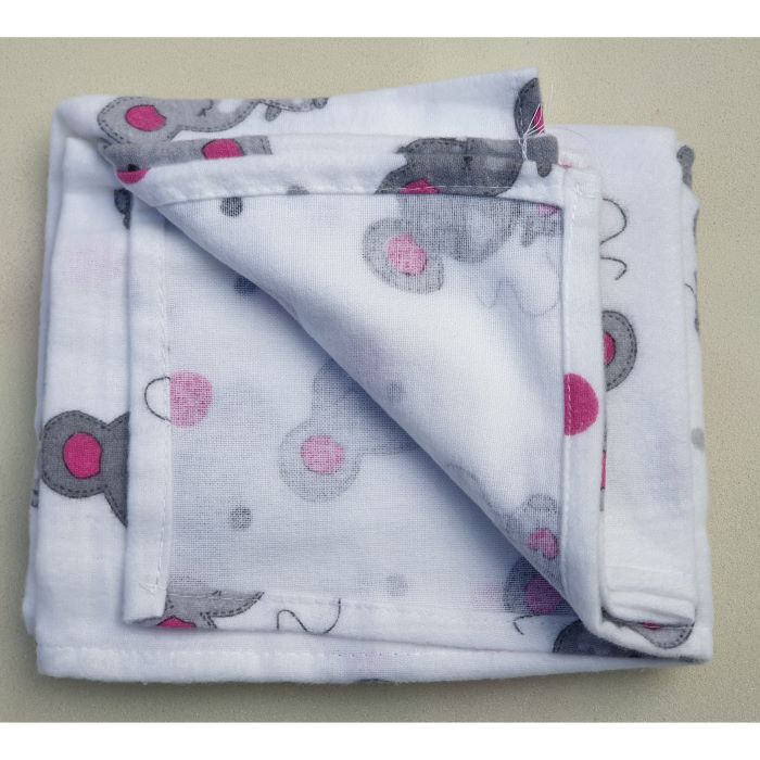 Flanel tetra pelene sa uzorkom - 70x80 cm