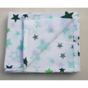 Flanel tetra pelene sa uzorkom - 70x80 cm