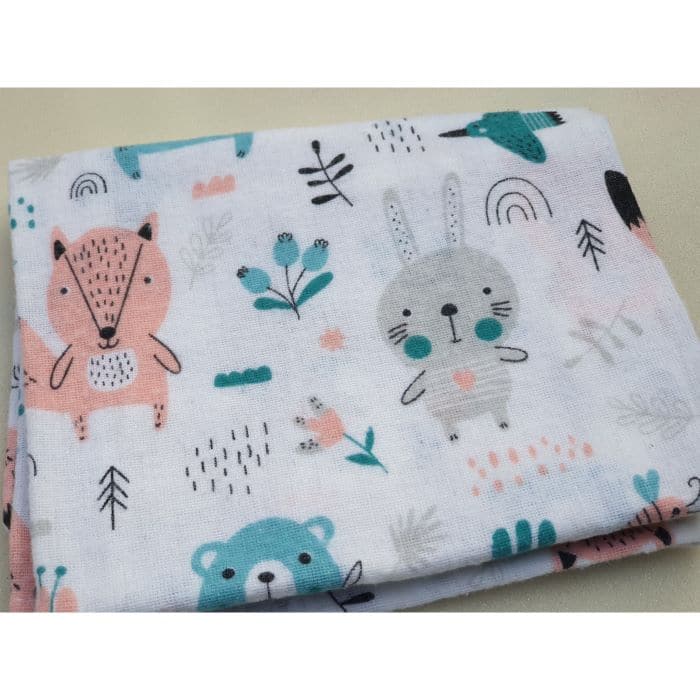 Flanel tetra pelene sa uzorkom - 70x80 cm
