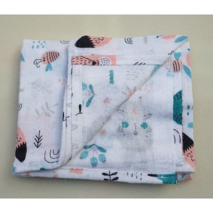 Flanel tetra pelene sa uzorkom - 70x80 cm