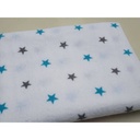 Flanel tetra pelene sa uzorkom - 70x80 cm