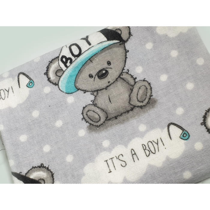 Flanel tetra pelene sa uzorkom - 70x80 cm