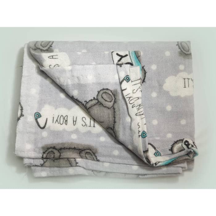 Flanel tetra pelene sa uzorkom - 70x80 cm