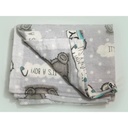 Flanel tetra pelene sa uzorkom - 70x80 cm