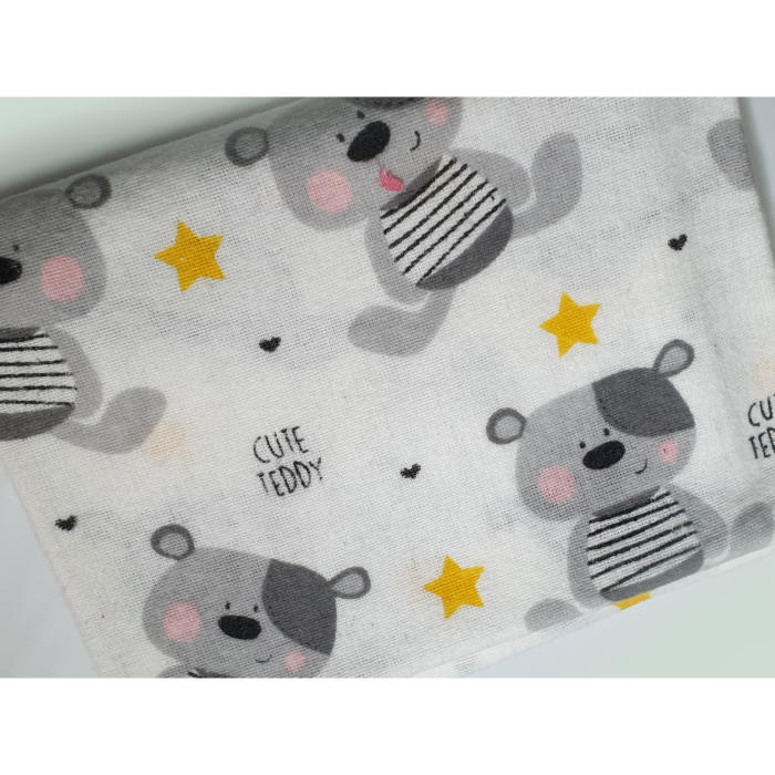 Flanel tetra pelene sa uzorkom - 70x80 cm