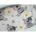 Flanel tetra pelene sa uzorkom - 70x80 cm