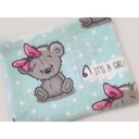 Flanel tetra pelene sa uzorkom - 70x80 cm