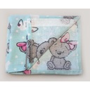 Flanel tetra pelene sa uzorkom - 70x80 cm