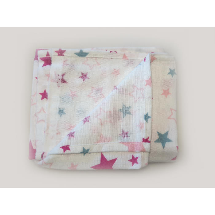 Flanel tetra pelene sa uzorkom - 70x80 cm