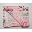 Flanel tetra pelene sa uzorkom - 70x80 cm