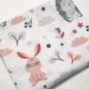 Flanel tetra pelene sa uzorkom - 70x80 cm