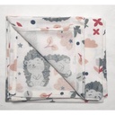 Flanel tetra pelene sa uzorkom - 70x80 cm