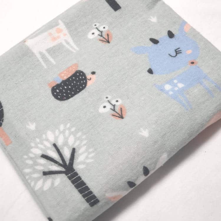 Flanel tetra pelene sa uzorkom - 70x80 cm