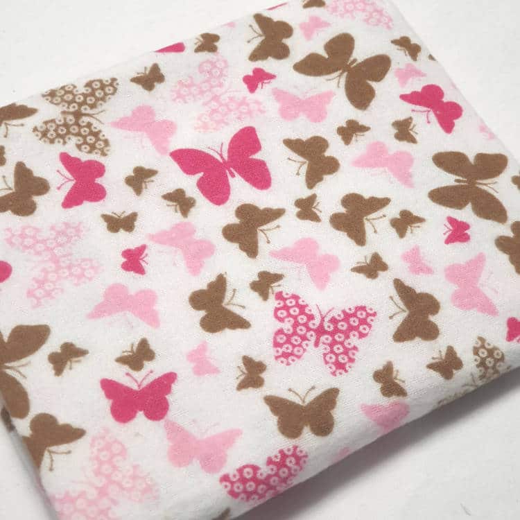 Flanel tetra pelene sa uzorkom - 70x80 cm