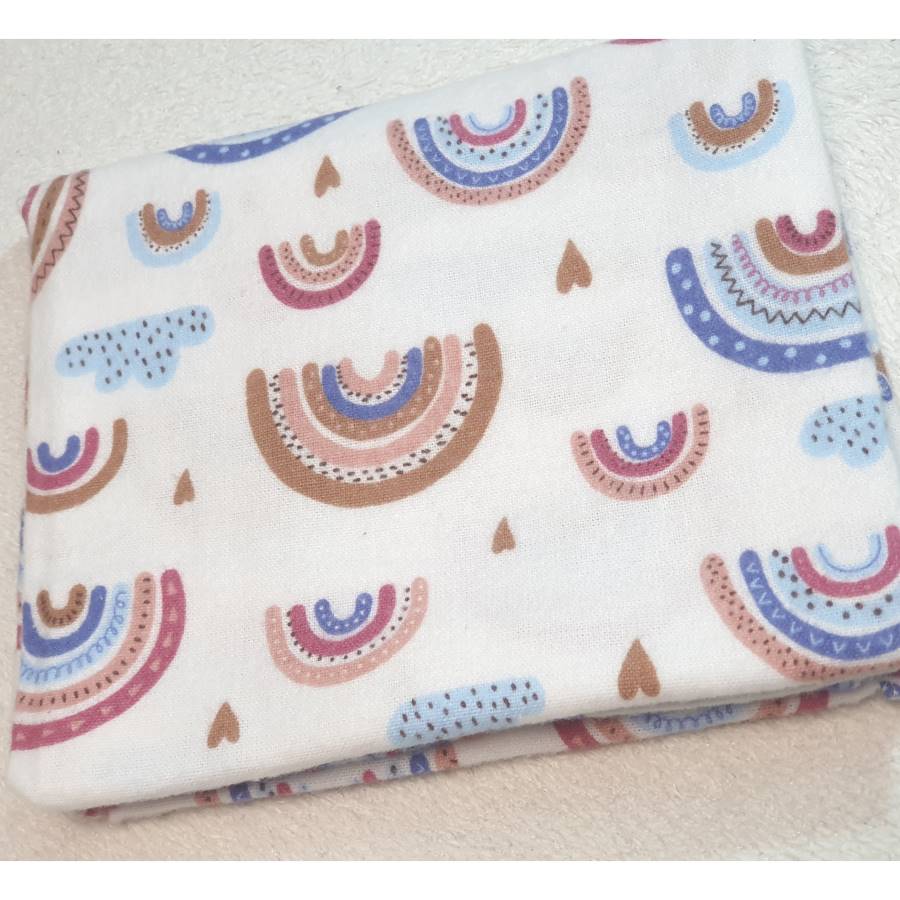 Flanel tetra pelene sa uzorkom - 70x80 cm