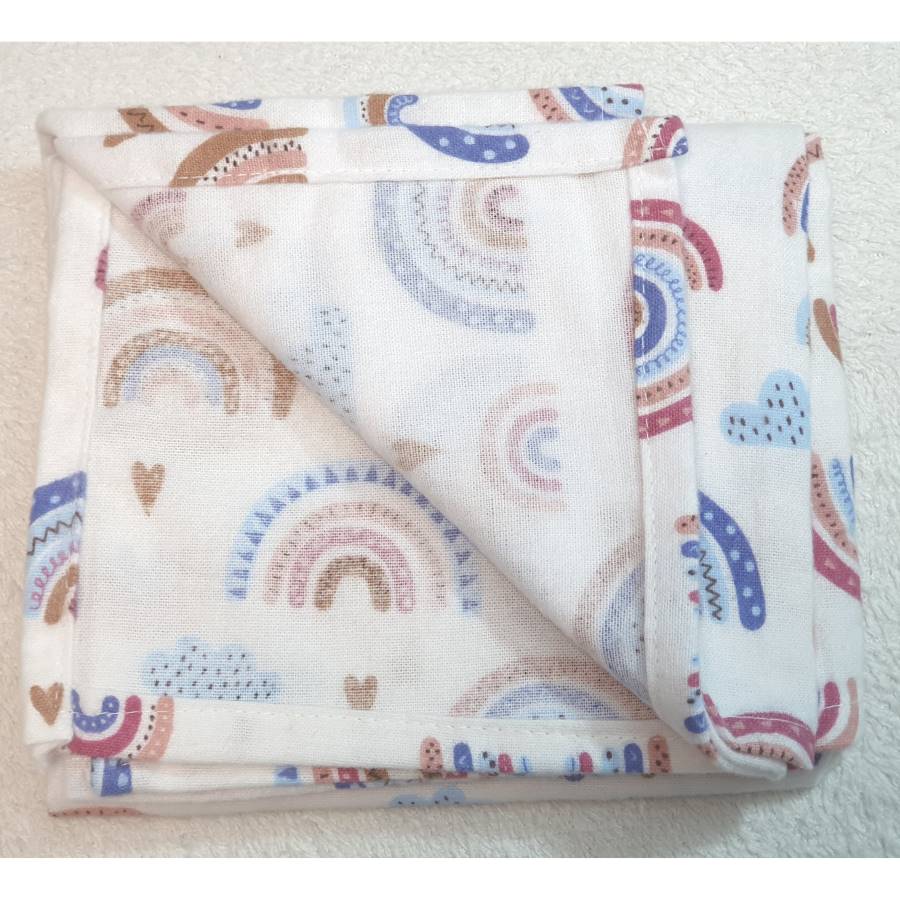 Flanel tetra pelene sa uzorkom - 70x80 cm