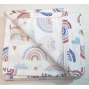 Flanel tetra pelene sa uzorkom - 70x80 cm