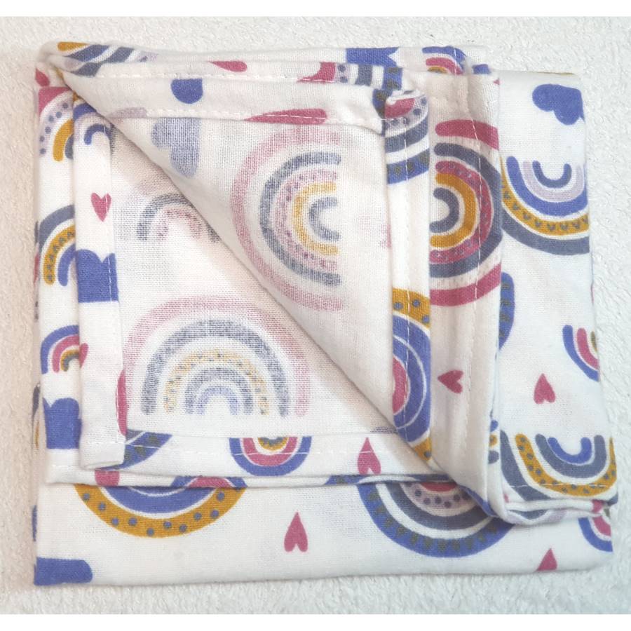 Flanel tetra pelene sa uzorkom - 70x80 cm
